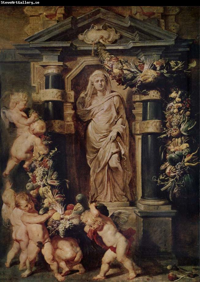 Peter Paul Rubens The Statue of Ceres